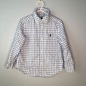 Ralph Lauren Plaid Button Down 3T